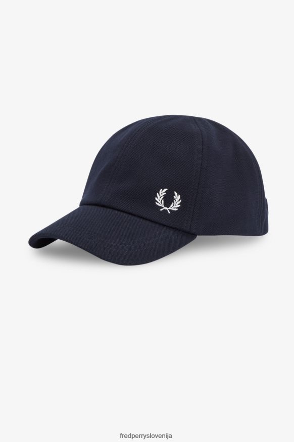 Fred Perry Shop Slovenija - Pike Kapa Fred Perry klasična pike kapa mornarica modra