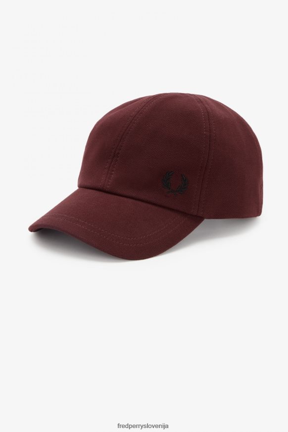 dodatki Fred Perry klasična pike kapa volovska kri uniseks JR84XT72 dodatki Fred Perry klasična pike kapa volovska kri uniseks JR84XT72