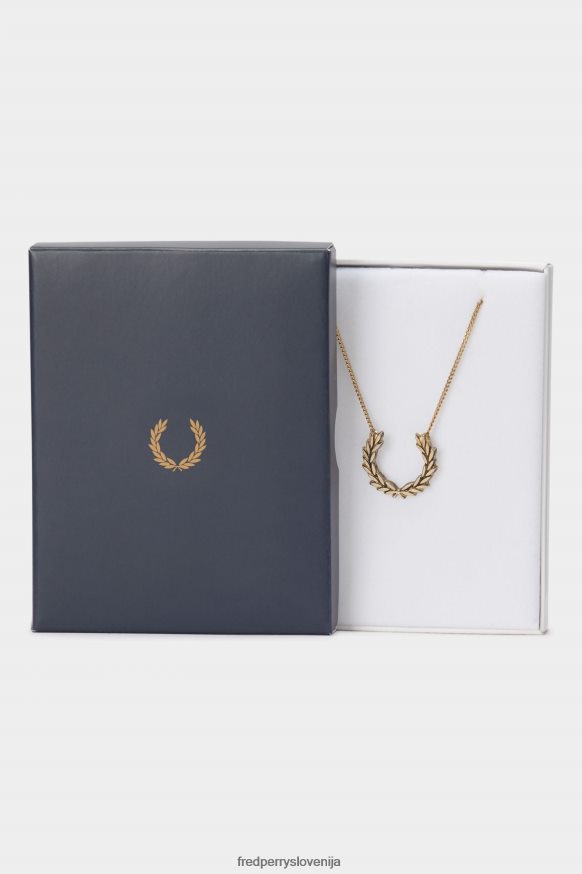 Detajli lovorjevega venca Prikaz detajlov na Fred Perry ogrlici
