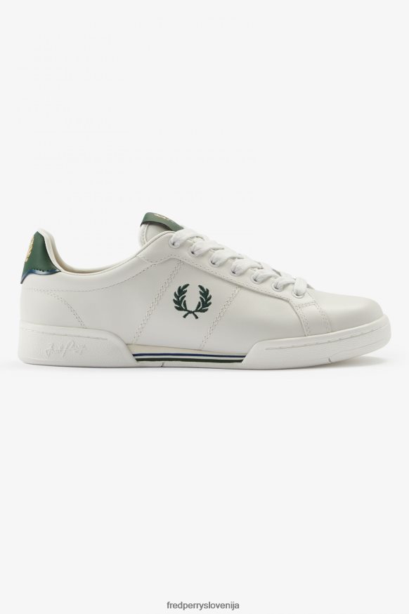 Fred Perry B722 Porcelan beli moški teniški čevlji spredaj