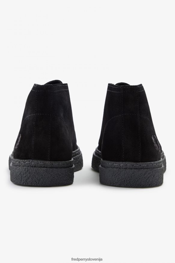 Fred Perry Hawley Črna Moški Čevlje - kombinacija z oblačili