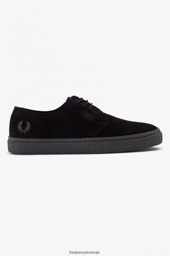 Fred Perry Lipa črne moške priložnostne čevlje spredaj