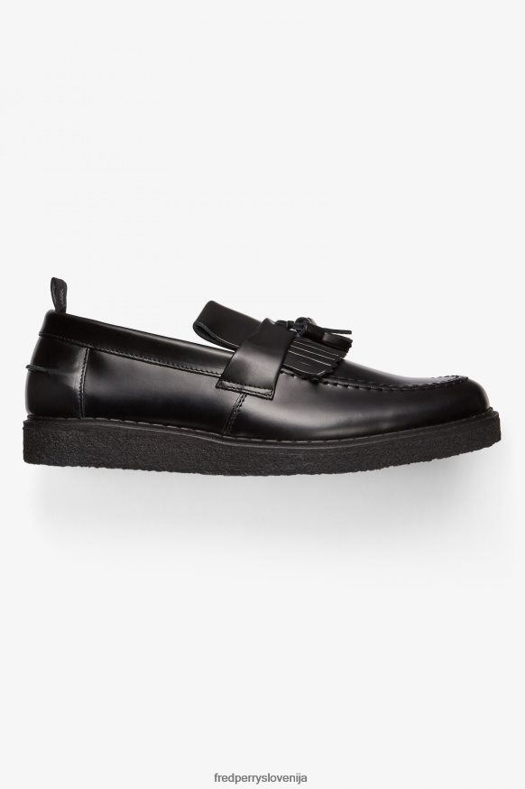 Fred Perry loafer s resicami - črna moška verzija