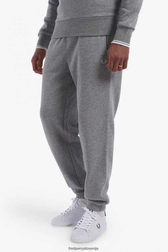 oblačila Fred Perry trenirke z zanko jekleni lapor moški JR84XT50