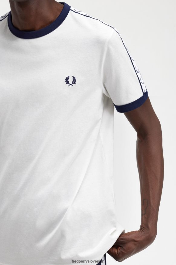 Fred Perry majica - detajl traku z lovorovim vencem