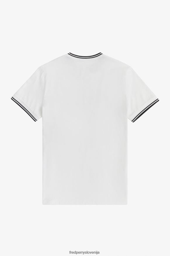 Stranski pogled na belo Fred Perry majico Fred Perry majica stranski pogled
