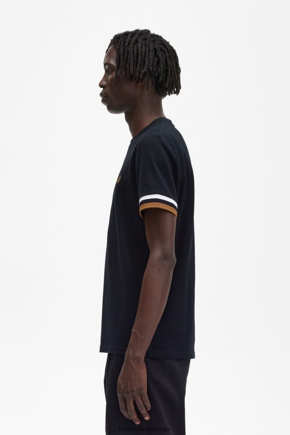 Detajli Fred Perry majice Fred Perry majica detajl konic in lovorovega venca
