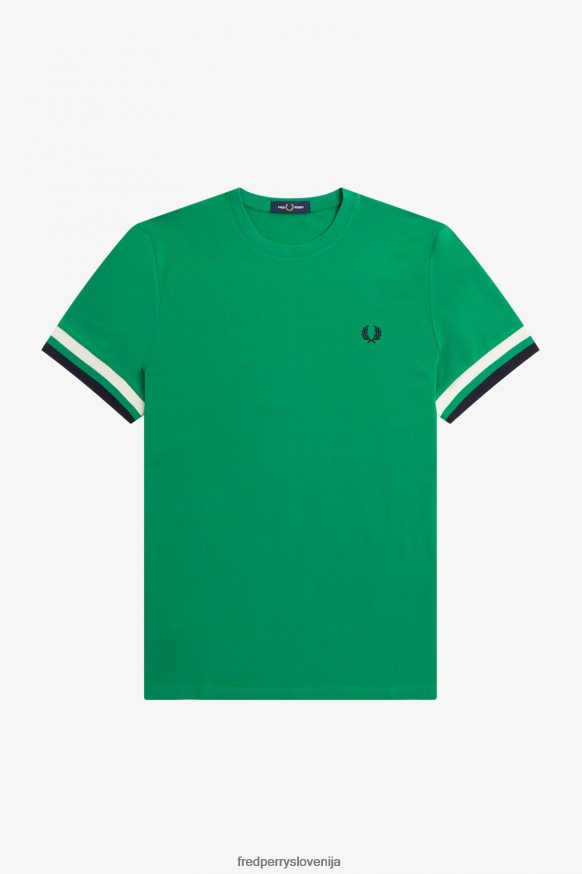 Fred Perry zelena majica - postranski pogled