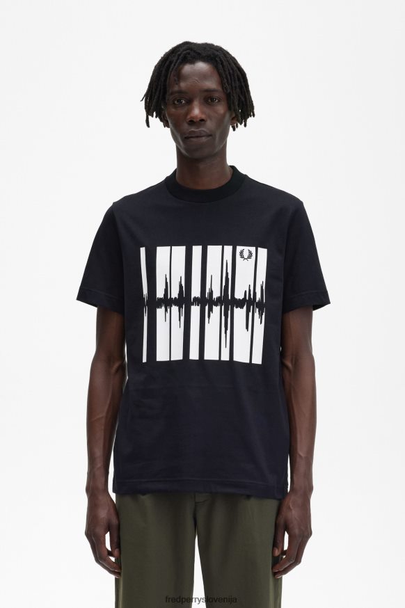 Fred Perry grafična majica JR84XT534 Fred Perry grafična majica s soundwave motivom