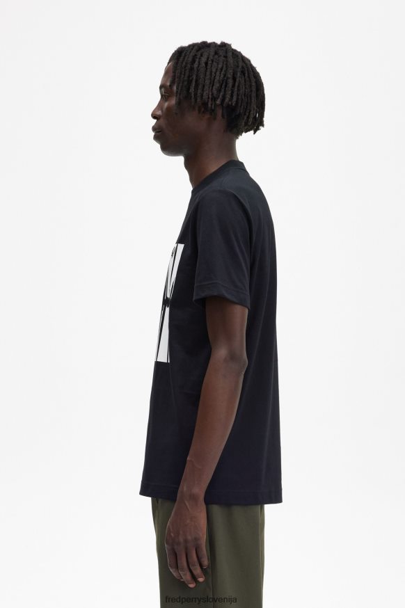 Detajli grafične majice Fred Perry Detajli Fred Perry majice