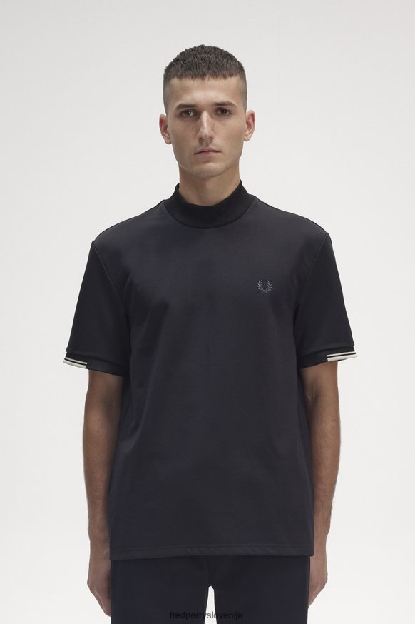 Fred Perry T -majica z visokim ovratnikom Fred Perry majica z visokim ovratnikom - črna