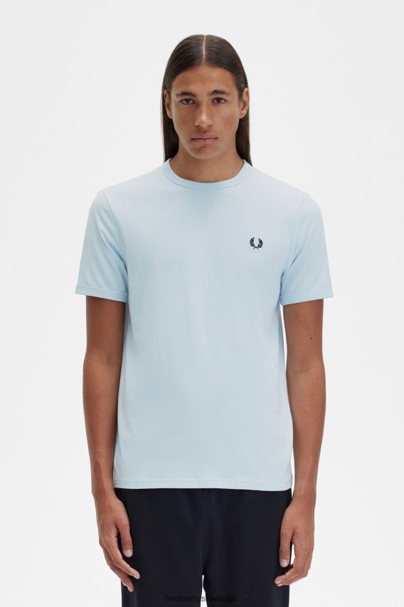 Fred Perry ringer majica v svetlo ledeni barvi