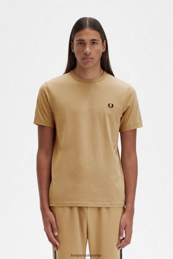 Fred Perry Classic Classic s kratkimi rokavi majice kamna