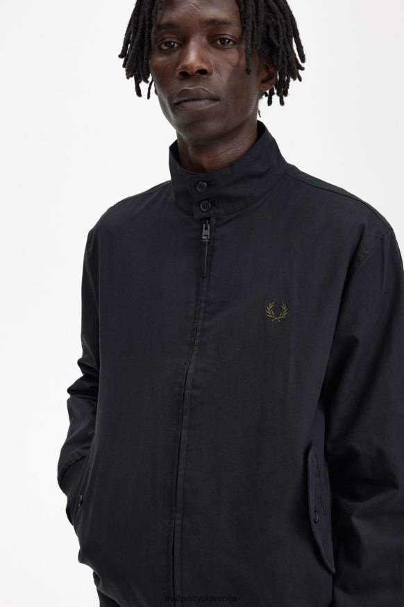 Kombinacija jakne Fred Perry Fred Perry Harrington jakna črna kombinacija