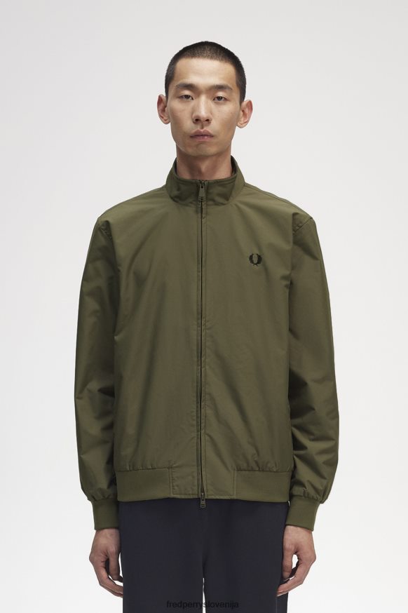 Zelena jakna Fred Perry Brentham - čelni pogled