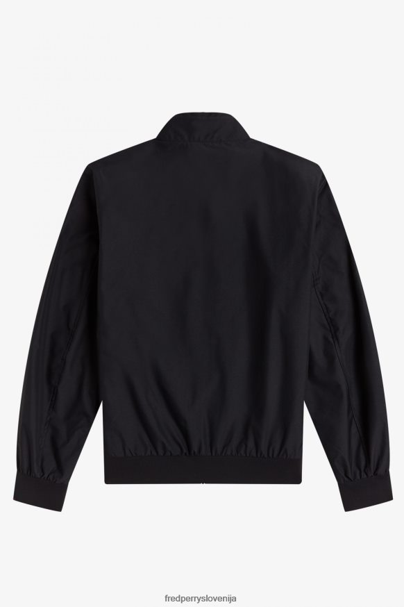 Fred Perry Brentham jakna črna - zadnji pogled