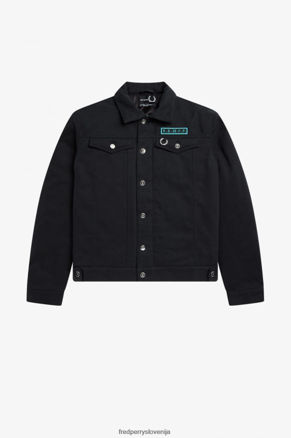 oblačila Fred Perry podložena jeans jakna bela moški JR84XT248 oblačila Fred Perry podložena jeans jakna bela moški JR84XT248