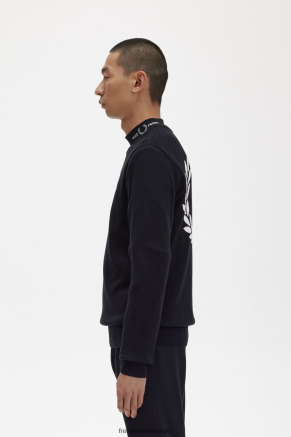 Detajli ovratnika Detajl ovratnika Fred Perry puloverja