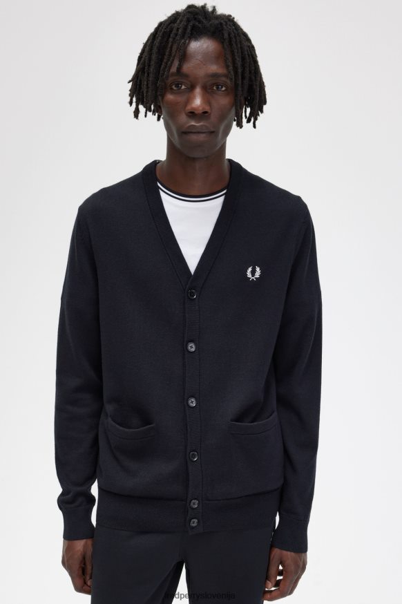 Dvojna konica na hrbtu Fred Perry kardigan hrbtni detajl