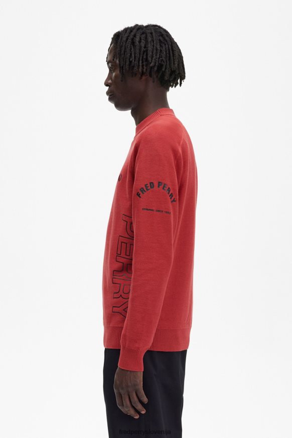 Detajli puloverja Fred Perry