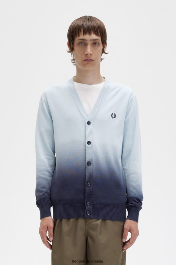 Fred Perry ombre jopica v svetli ledeni barvi Fred Perry ombre jopica frontalni pogled