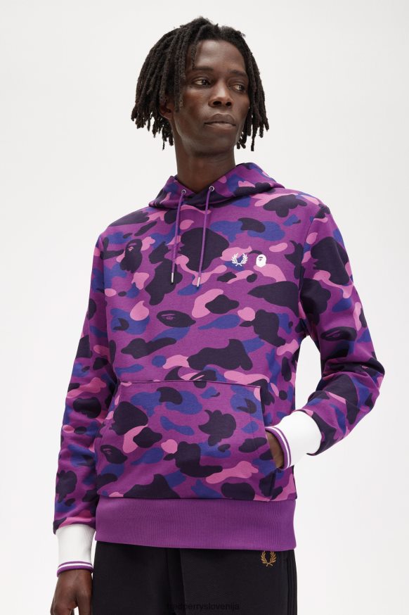Fred Perry kamuflažni pulover s kapuco nazaj zaslon