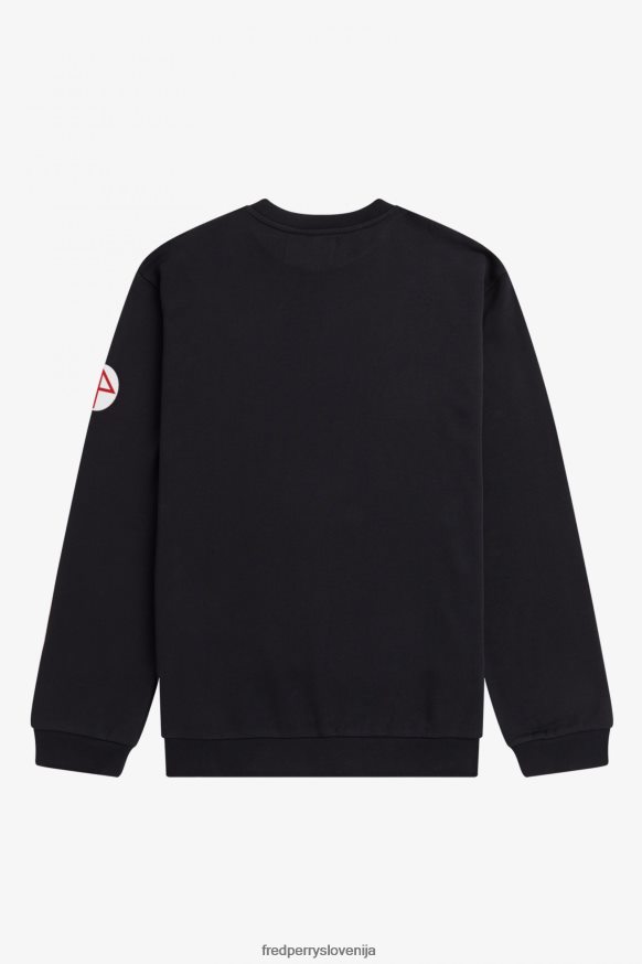 Prikaz vzorca hrbta Fred Perry Sweathirt Back Details