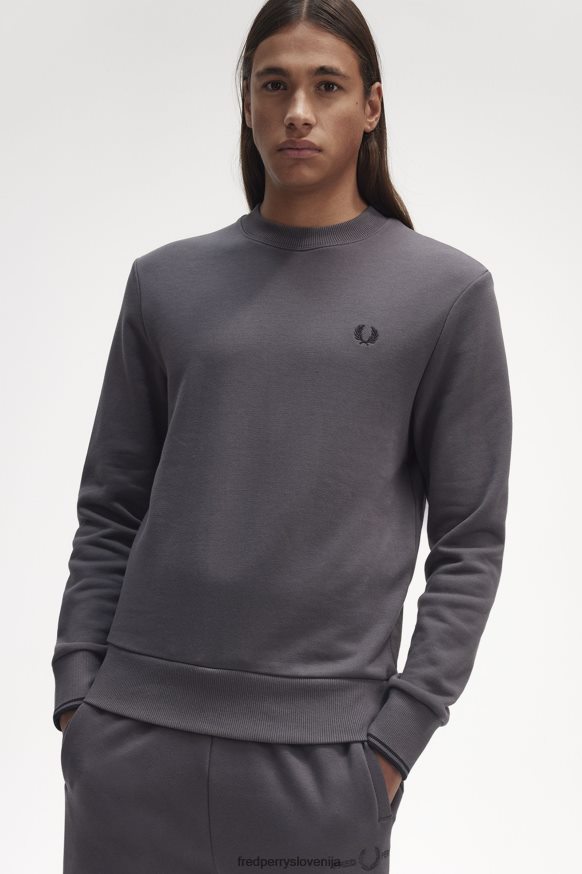 Fred Perry pulover dvojna igla manšeta od blizu