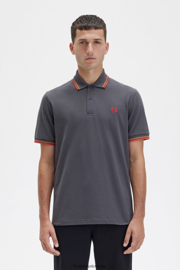Fred Perry M12 Polo Majica Fred Perry M12 Gunmetal Polo Majica