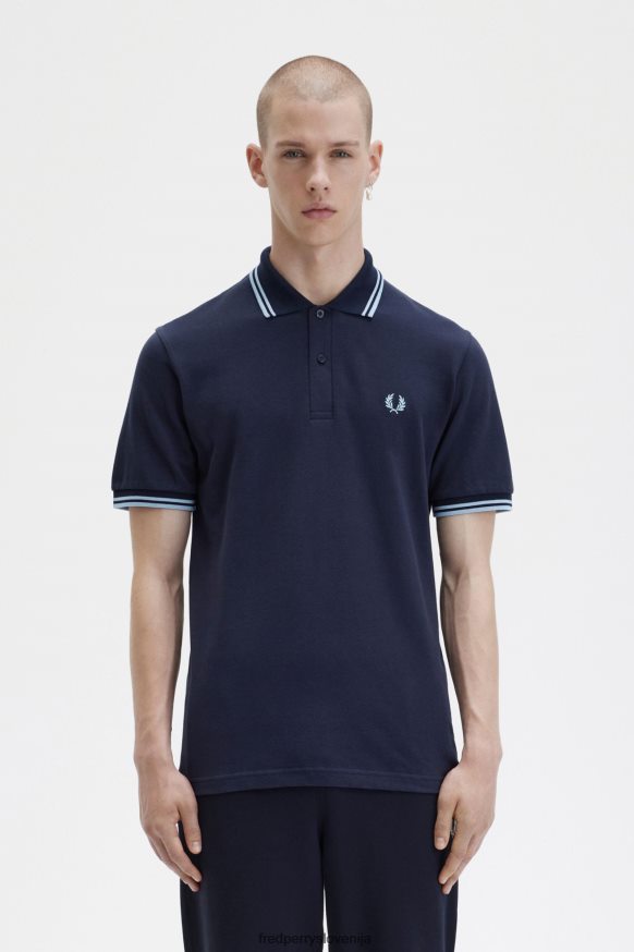 Fred Perry M12 mornarica/led moška polo majica