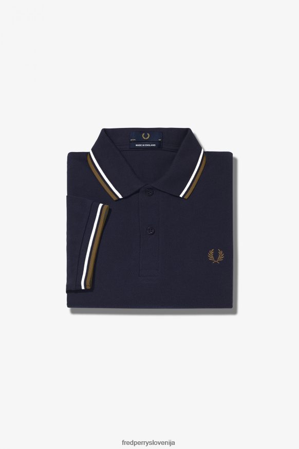 Fred Perry M12 mornarska polo majica detajli