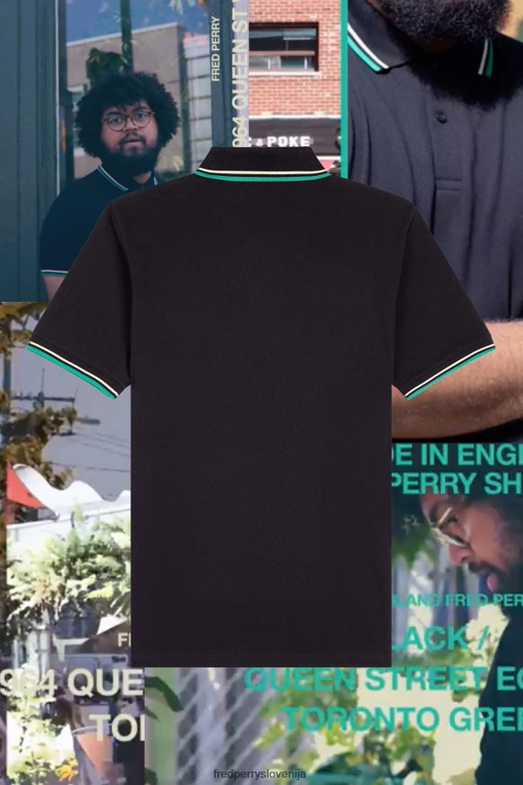 Fred Perry Polo Majica v Uporabiju Fred Perry M12 polo majica oblečena