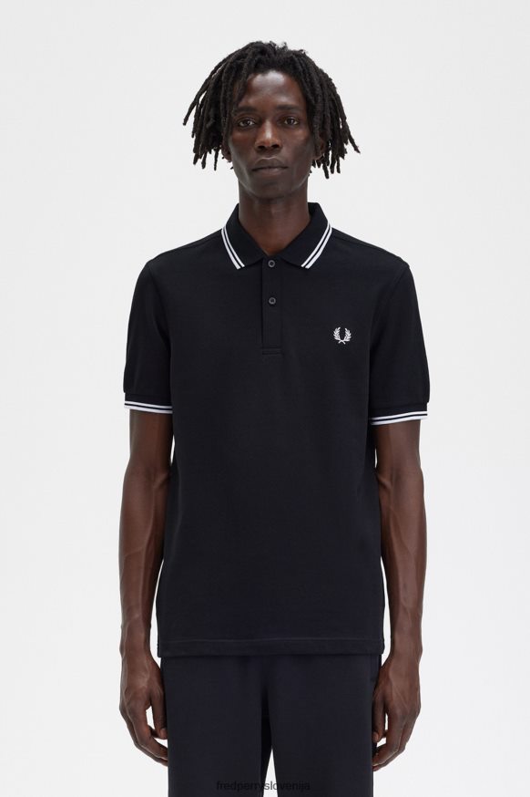Fred Perry M3600 Polo T -Shirts Črnobel - glavna slika