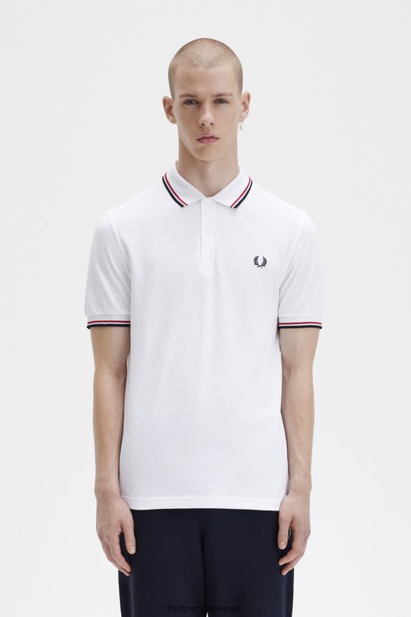 Fred Perry tribarvni zaslon s majicami s tribarvno