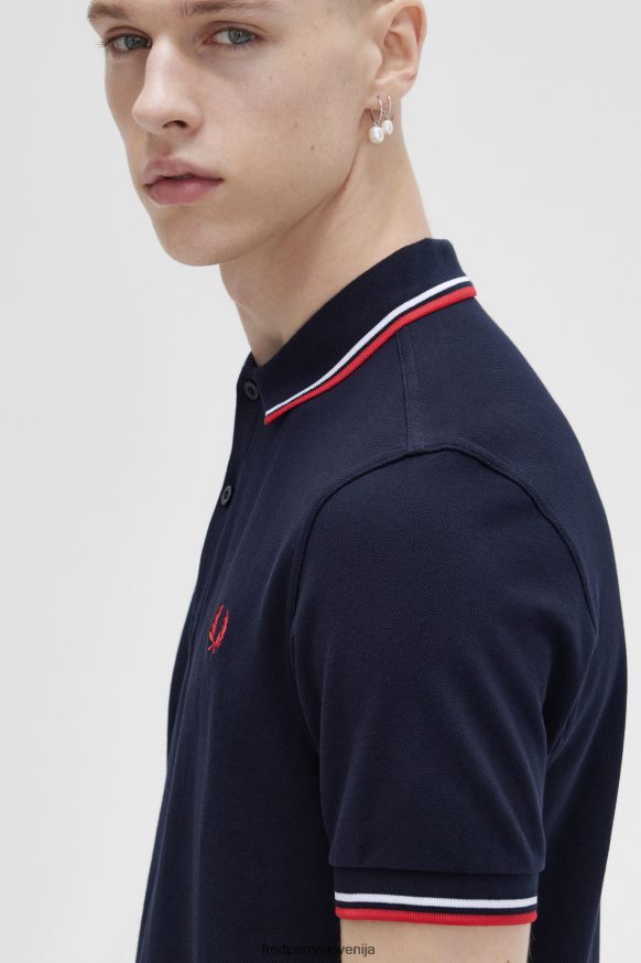 Fred Perry m3600 majica - trajnostni detajli