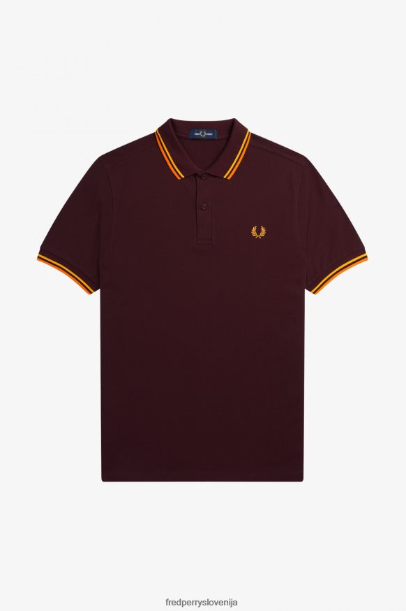 Fred Perry m3600 polo majica - stranski pogled Fred Perry majica v stranski barvi