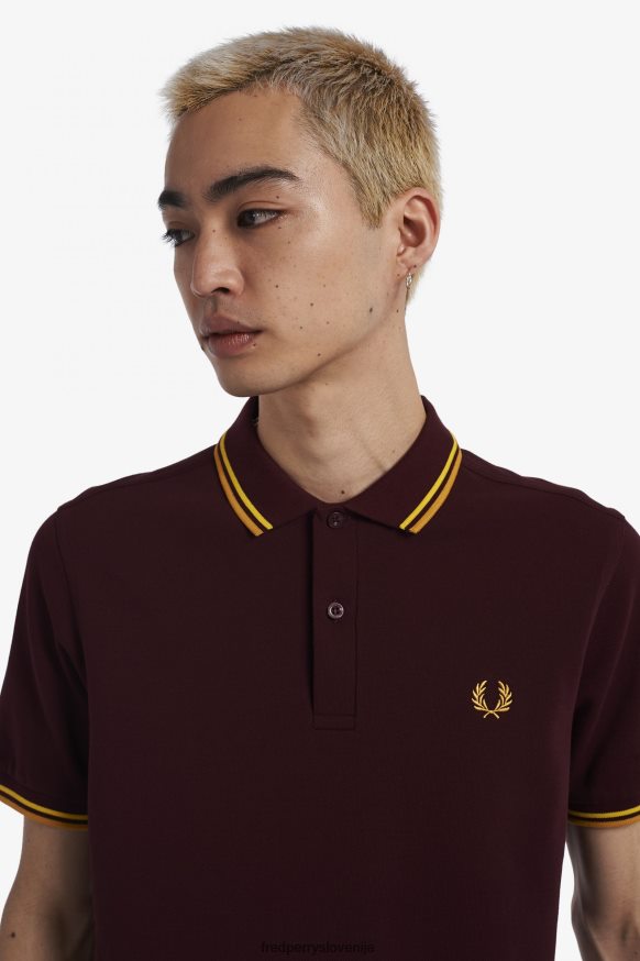 Fred Perry majica - kakovosten bombaž Fred Perry majica - detajl materiala