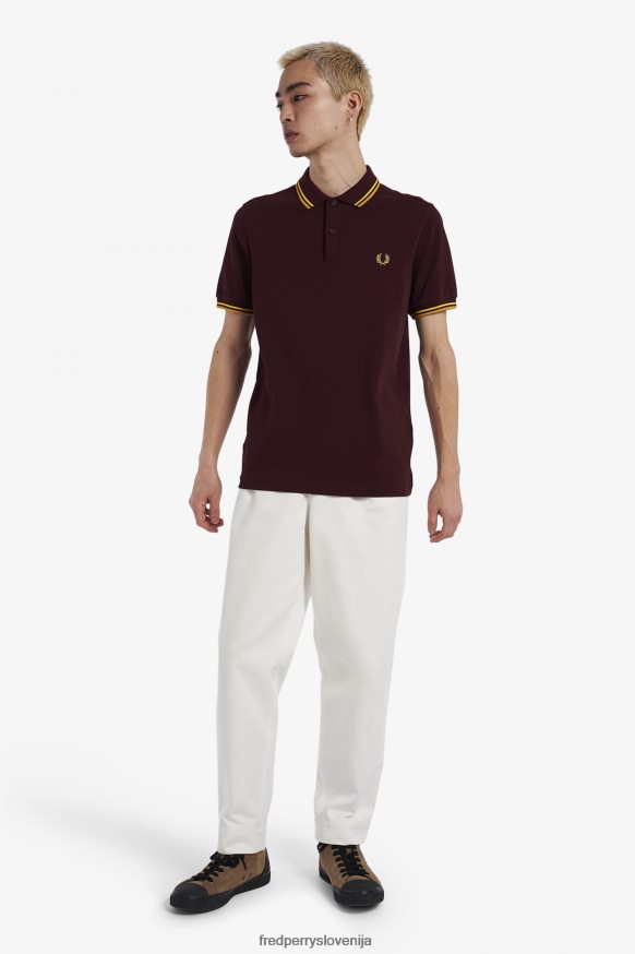 Fred Perry m3600 polo majica - zadnji detajli Fred Perry T -majica - zadnji pogled