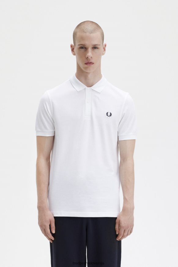 Fred Perry m6000 bela/mornarsko modra teniška majica