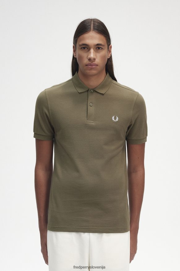 Fred Perry M6000 Čisti zeleni teniški majica spredaj