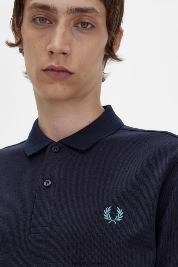 Fred Perry m6000 detajl ovratnika in prsnega žepa