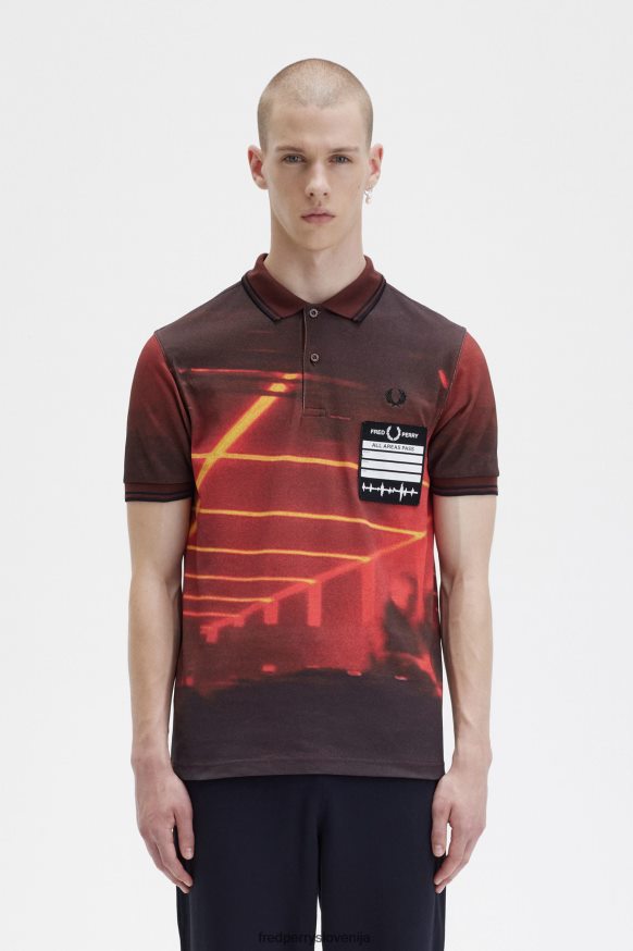Fred Perry Stadion Rdeči moška majica s kratkimi rokavi glavna slika