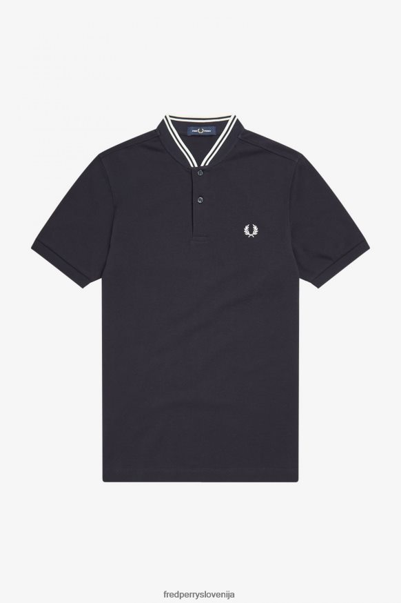 Podroben ovratnik bombnika na Fred Perry Polo T -majica