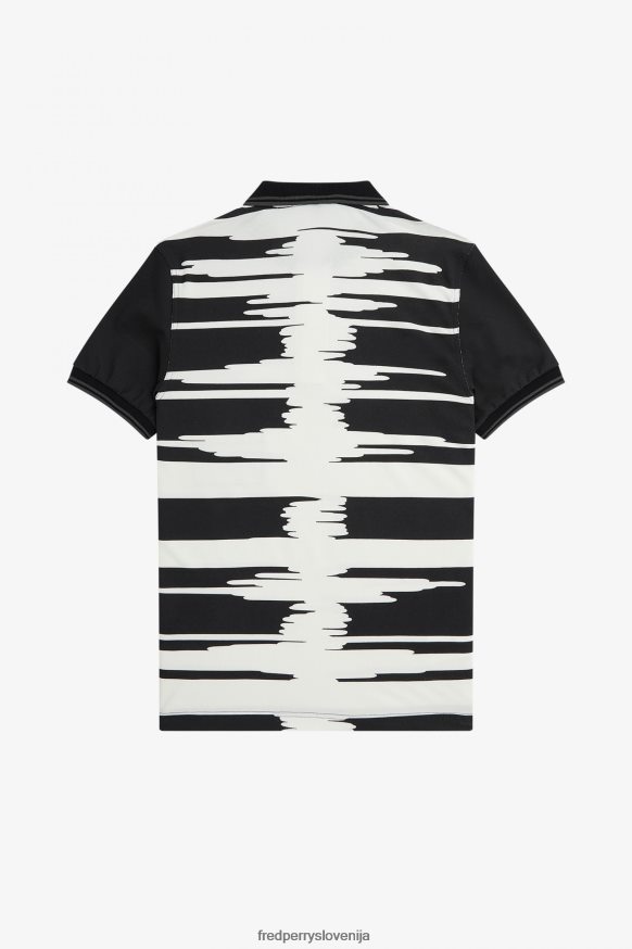 Fred Perry sale izdelki Fred Perry Soundwave majica črna - stranski pogled