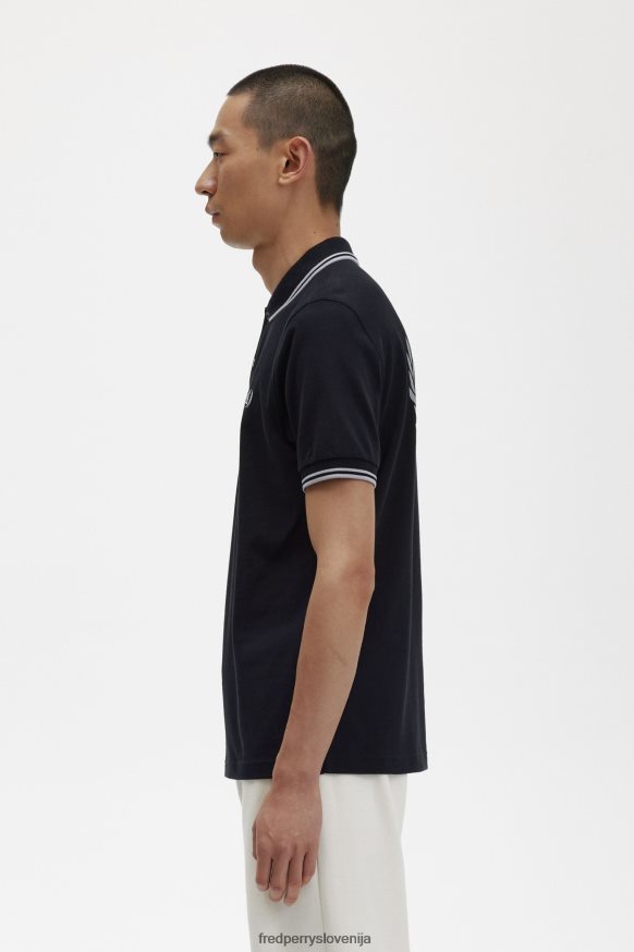 Grafični potisk lovorovega venca na Fred Perry polo majici