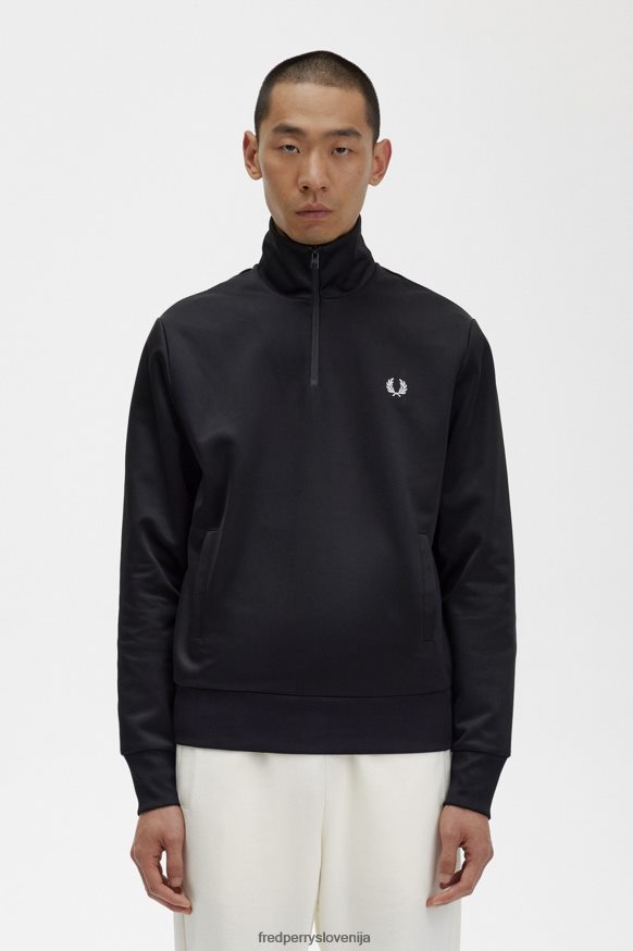 oblačila Fred Perry trenirka z ovratnikom z blagovno znamko Črna moški JR84XT25