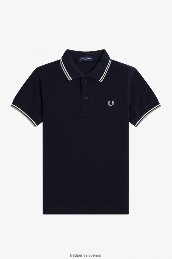 Fred Perry otroška majica z dvojno konico v treh barvnih različicah