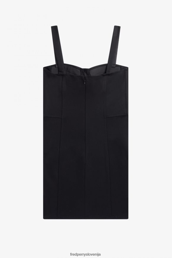 Fred Perry bodycon obleka - stranski pogled