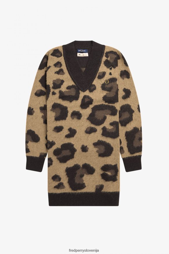 Fred Perry leopard obleka - detajl vzorca