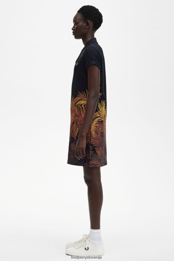 Detajl potiska dlani na Fred Perry obleki